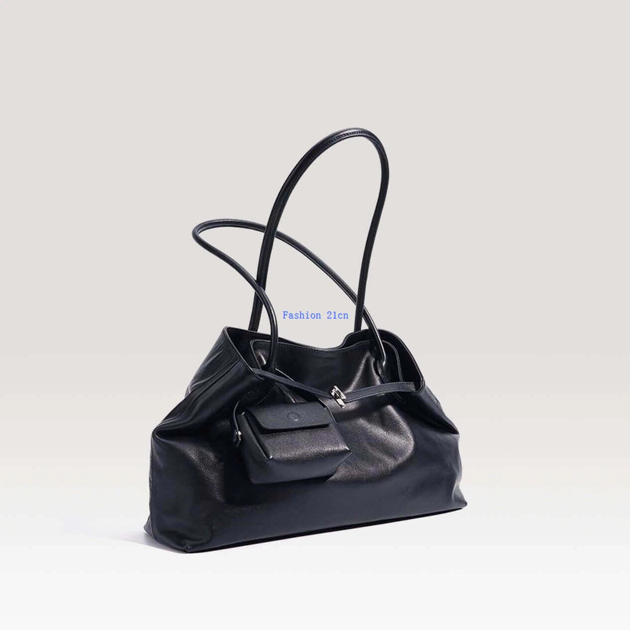Black One-shoulder Women's New Design Tote Handbag factory